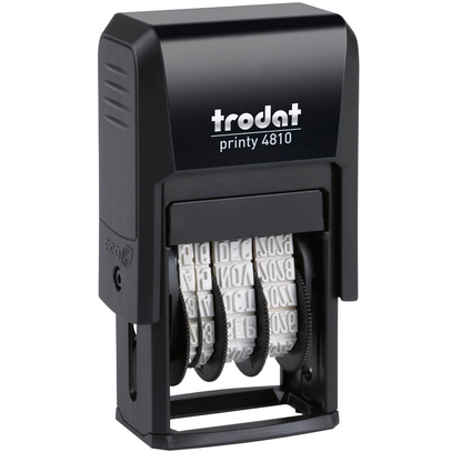 Artikelbild 4 für trodat Datumstempel printy-dater 4810 selbstfärbend schwarz, 1 St., Artikelnummer 499558