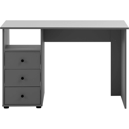 Artikelbild 5 für MÖBELPARTNER Smash Schreibtisch anthrazit rechteckig, Wangen-Gestell grau 115,8 x 70,0 cm, Artikelnummer 255057