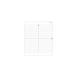 Artikelbild 1 für ALLboards magnetische Whiteboardfolie Koordinatensystem kariert 80,0 x 95,0 cm, 1 St., Artikelnummer 502589