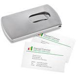Artikelbild 1 für SIGEL Visitenkartenetui silber, für bis zu 12 Visitenkarten, Artikelnummer 354295