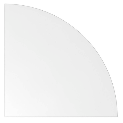 Artikelbild für HAMMERBACHER Verbindungsplatte Sira weiß, dreieckig abgerundet 80,0 x 80,0 x 2,5 cm, Artikelnummer 642607