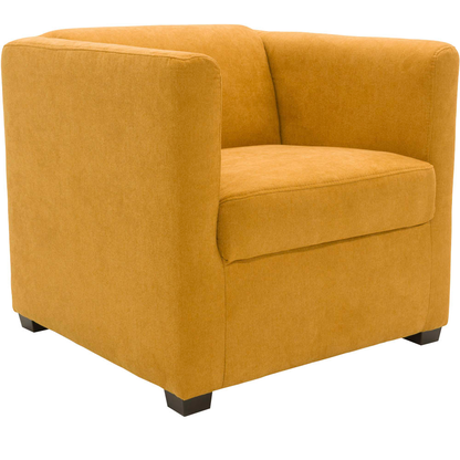 Artikelbild 2 für DOMO Collection Sessel BOB dunkelgelb schwarz Stoff 72,0 cm 75,0 cm, 1 St., Artikelnummer 764502