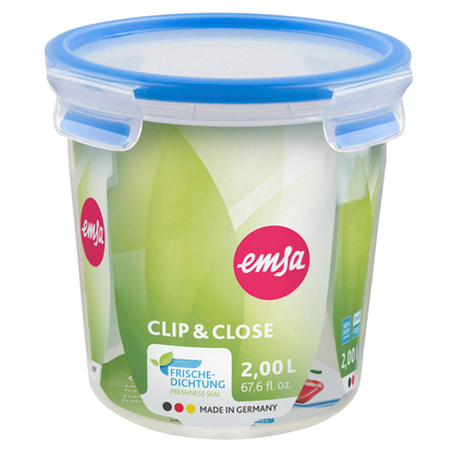 Artikelbild für emsa Frischhaltedose CLIP & CLOSE 16,3 cm hoch transparent 2,0 l, 1 St., Artikelnummer 669967