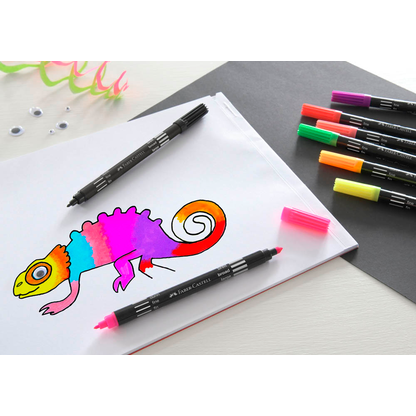 Artikelbild 3 für FABER-CASTELL Neon Filzstifte farbsortiert, 10 St., Artikelnummer 301447