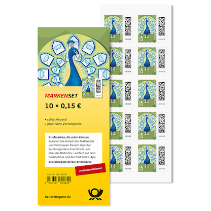 Artikelbild für Deutsche Post 0,15 € Briefmarken 