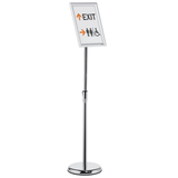 Artikelbild 1 für DURABLE Infoständer silber DIN A4 25,0 x 25,0 x 77,0 - 120,5 cm, 1 St., Artikelnummer 146546