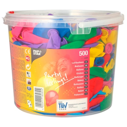 Artikelbild 3 für PAPSTAR Luftballons bunt, 500 St., Artikelnummer 760223