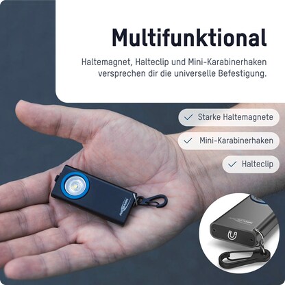 Artikelbild 6 für ANSMANN ML400R LED Taschenlampe schwarz 6,0 cm, 970 Lux, 400 Lumen, 5 W, 1 St., Artikelnummer 629438