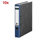 Artikelbild 1 für AKTION: LEITZ 1050 Ordner blau marmoriert Karton 5,2 cm DIN A4, 10 St., Artikelnummer 653887