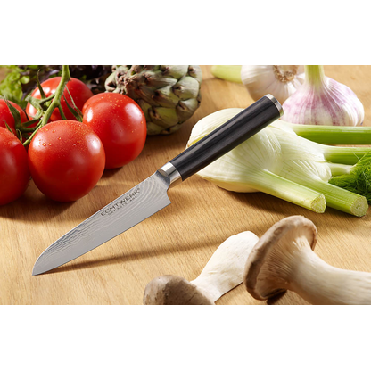 Artikelbild 4 für Echtwerk Santokumesser Damast silber, schwarz, Klinge: 13,0 cm, 1 St., Artikelnummer 649578