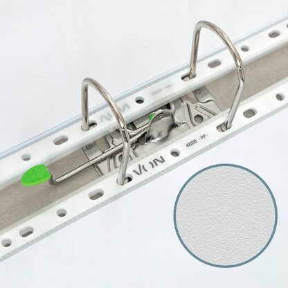 Artikelbild 6 für VON LEITZ Prospekthüllen DIN A4 transparent genarbt 0,065 mm, 100 St., Artikelnummer 635419