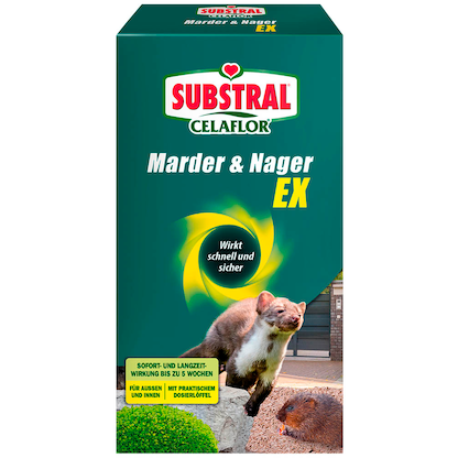 Artikelbild für SUBSTRAL® Celaflor® Marder & Nager EX Tierabwehrmittel 300,0 g, Artikelnummer 664769