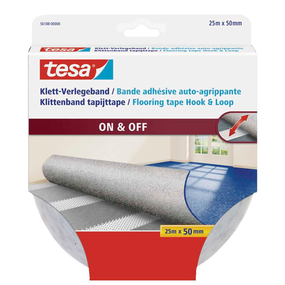 Artikelbild 2 für tesa Klettband ON & OFF® weiß, 1 Rolle, Artikelnummer 723997