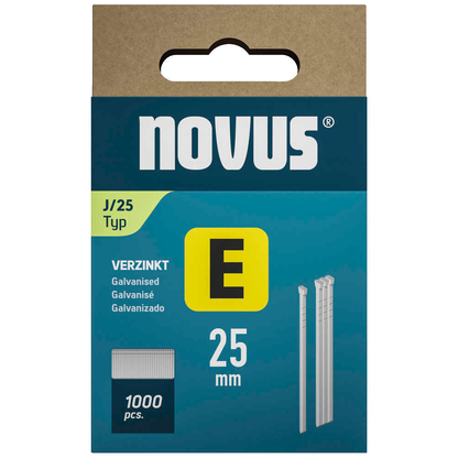 Artikelbild für novus Tackerklammern Nägel 25 mm, 1.000 St., Artikelnummer 712279