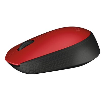 Artikelbild 3 für Logitech M171 Maus kabellos schwarz, rot, Artikelnummer 336774