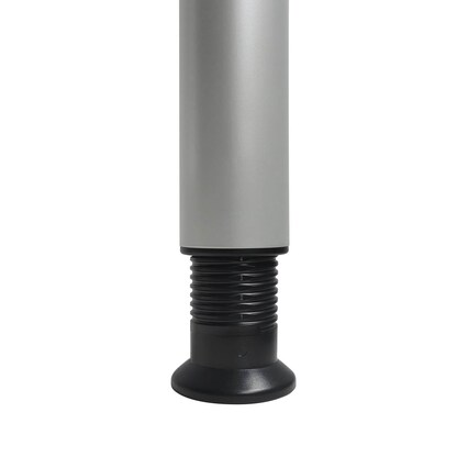 Artikelbild 3 für HAMMERBACHER Anbautisch höhenverstellbar Orbis ahorn, silber Tropfenform 103,0 x 80,0 x 68,0 - 76,0 cm, Artikelnummer 151559