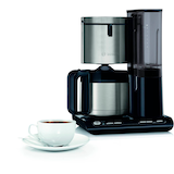 Artikelbild 1 für BOSCH Styline TKA8A683 Kaffeemaschine silber, 8-12 Tassen, Artikelnummer 437826