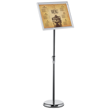 Artikelbild 1 für DURABLE Infoständer silber DIN A3 25,0 x 25,0 x 77,0 - 120,5 cm, 1 St., Artikelnummer 146619