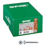 Artikelbild 1 für SPAX® Universalschrauben Z2 Rückwandkopf WIROX 0281010350252 3,5 mm x 25 mm, 2.000 St., Artikelnummer 395789