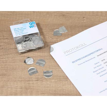 Artikelbild 5 für Gowi Eckenklammern aluminium 1,9 x 1,8 cm, 100 St., Artikelnummer 721367