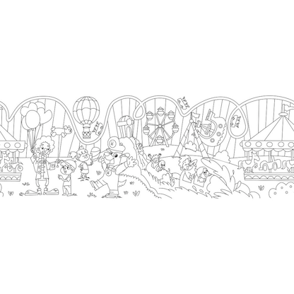 Artikelbild 3 für inFO Malrolle Vergnügungspark 80 g/qm, 30,0 cm x 4,0 m, Artikelnummer 510060