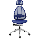 Artikelbild 1 für Topstar Bürostuhl OPEN ART, J1700S18 Stoff blau, Gestell silber, Artikelnummer 532952