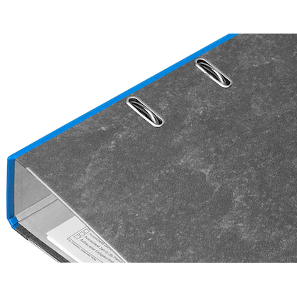 Artikelbild 3 für büroplus Ordner blau marmoriert Karton 8,0 cm DIN A4, 1 St., Artikelnummer 148809