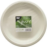 Artikelbild 1 für PAPSTAR Zuckerrohr-Teller pure weiß Ø 23,0 cm, 50 St., Artikelnummer 130767