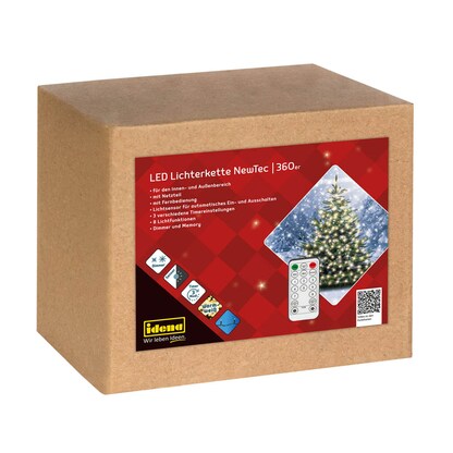 Artikelbild 7 für Idena NewTec 360er LED Lichterkette grün 43,9 m, 1 St., Artikelnummer 761694