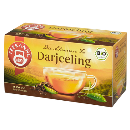 Artikelbild 4 für TEEKANNE Bio Schwarzer Tee Darjeeling Bio-Tee 20 Portionen, Artikelnummer 778512