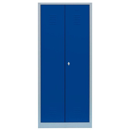 Artikelbild 2 für LÜLLMANN Spind enzianblau, lichtgrau 515421, 1 Schließfach 80,0 x 50,0 x 180,0 cm, Artikelnummer 185326