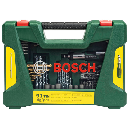 Artikelbild 2 für BOSCH Bohrer- und Bit-Set V-Line Box, 91-teilig, Artikelnummer 208449