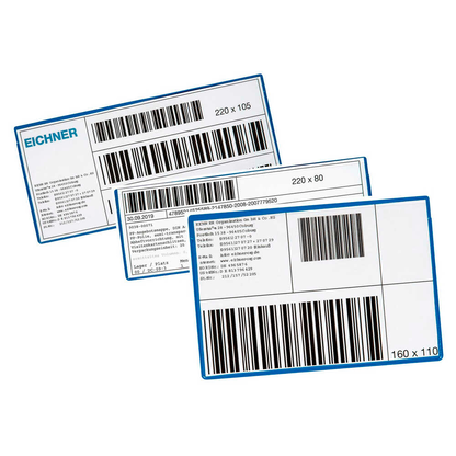 Artikelbild 3 für EICHNER Etikettentaschen blau 22,0 x 8,0 cm, 10 St., Artikelnummer 703516