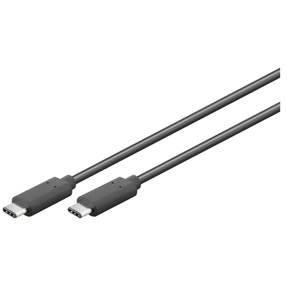Artikelbild für goobay USB C Kabel 1,0 m schwarz, 1 St., Artikelnummer 170098