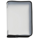 Artikelbild 1 für FolderSys Reißverschlussbeutel DIN A4 transparent/schwarz 0,5 mm, 1 St., Artikelnummer 357020