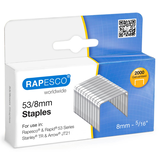 Artikelbild 1 für RAPESCO® Tackerklammern 53/8, 2.000 St., Artikelnummer 700631