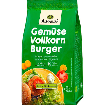 Artikelbild für ALNATURA Bio Trockenmischung Vollkorn-Burger 210,0 g, 1 St., Artikelnummer 293276