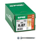 Artikelbild 1 für SPAX® Universalschrauben T20 Tellerkopf WIROX 0251010500875 5 mm x 87 mm, 150 St., Artikelnummer 398101