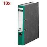 Artikelbild 1 für AKTION: LEITZ 1050 Ordner grün marmoriert Karton 5,2 cm DIN A4, 10 St., Artikelnummer 653909