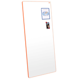 Artikelbild 1 für nobo mobiles Whiteboard Move & Meet 90,0 x 180,0 cm orange, weiß lackierter Stahl, Artikelnummer 784387