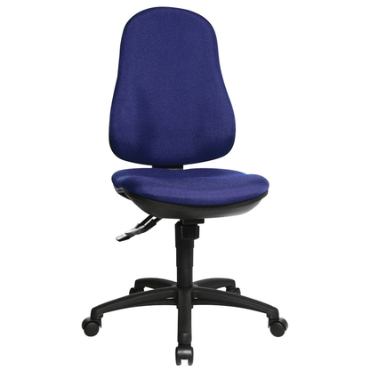 Artikelbild für Topstar Bürostuhl Support SY, 8550 G26 Stoff blau, Gestell schwarz, Artikelnummer 568782