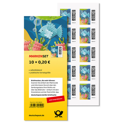 Artikelbild für Deutsche Post 0,20 € Briefmarken 