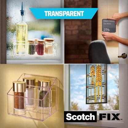 Artikelbild 2 für Scotch FIX™ TRANSPARENT doppelseitiges Klebeband 19,0 mm x 1,5 m, 1 Rolle, Artikelnummer 570798