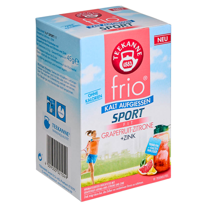 Artikelbild 2 für TEEKANNE frio Sport Fit Grapefruit Zitrone Tee kalt 18 Portionen, Artikelnummer 549572