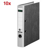 Artikelbild 1 für AKTION: LEITZ 1050 Ordner lichtgrau marmoriert Karton 5,2 cm DIN A4, 10 St., Artikelnummer 653919