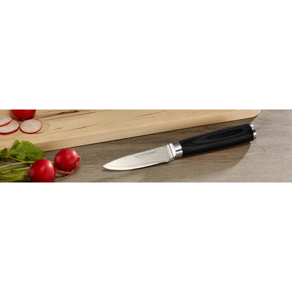 Artikelbild 4 für Echtwerk Küchenmesser Damast silber, schwarz, Klinge: 8,5 cm, 1 St., Artikelnummer 649679