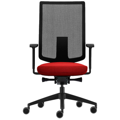 Artikelbild 2 für sedus Bürostuhl se:do pro light 2, AP-896/015 Stoff rot, Gestell schwarz, Artikelnummer 769269