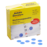 Artikelbild 1 für AVERY Zweckform Klebepunkte 3853 blau Ø 10,0 mm, 800 St., Artikelnummer 416178