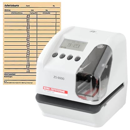 Artikelbild für BÜRK MOBATIME ZS 6000 Stempeluhr, Artikelnummer 330771