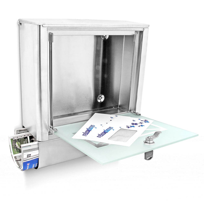 Artikelbild 4 für relaxdays Briefkasten 10018515_0 silber, Artikelnummer 364061